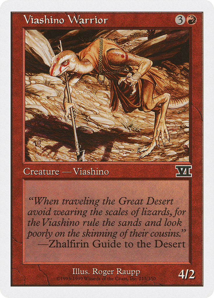 Magic: The Gathering - Viashino Warrior - Classic Sixth Edition