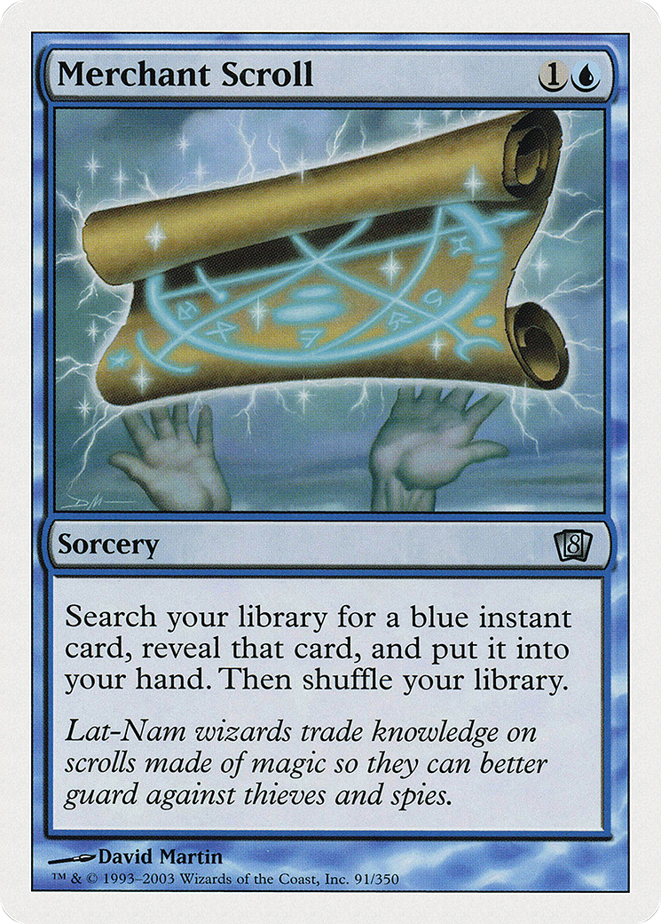 Magic: The Gathering - Merchant Scroll - Eighth Edition