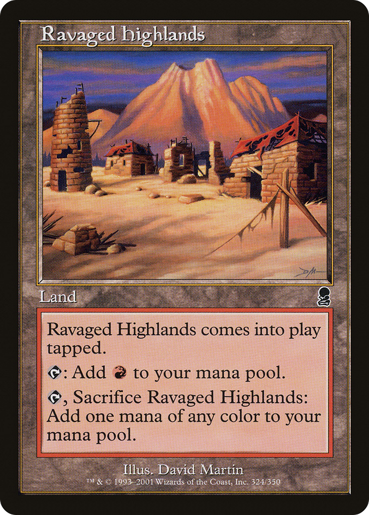 Magic: The Gathering - Ravaged Highlands - Odyssey