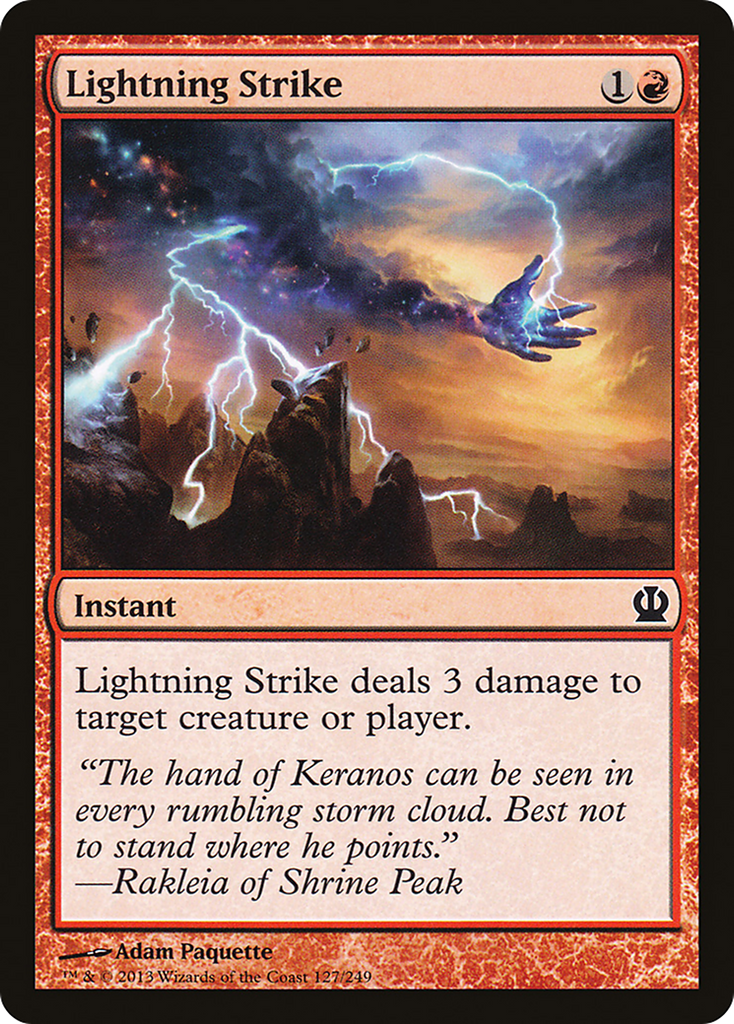 Magic: The Gathering - Lightning Strike - Theros