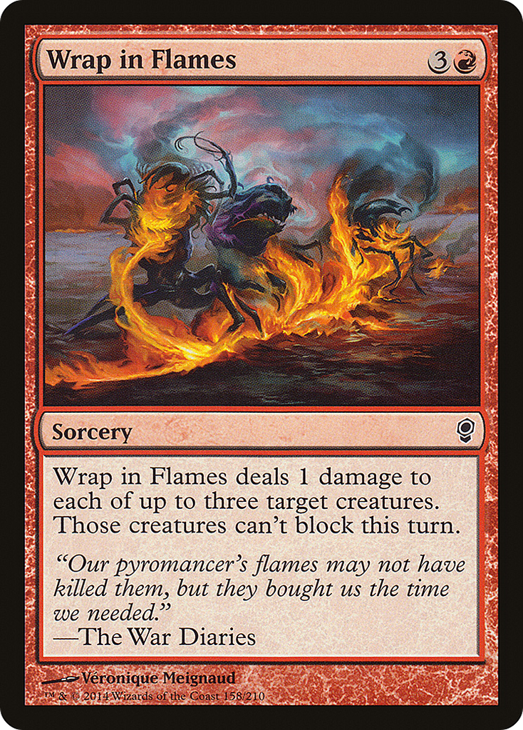 Magic: The Gathering - Wrap in Flames - Conspiracy