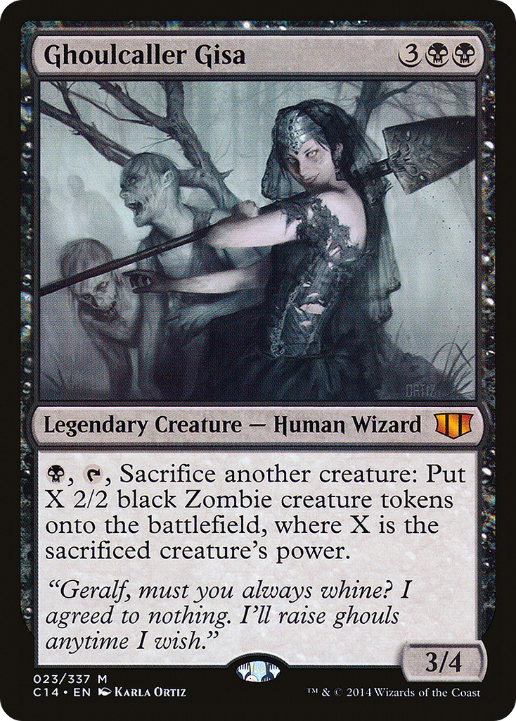 Magic: The Gathering - Ghoulcaller Gisa - Commander 2014