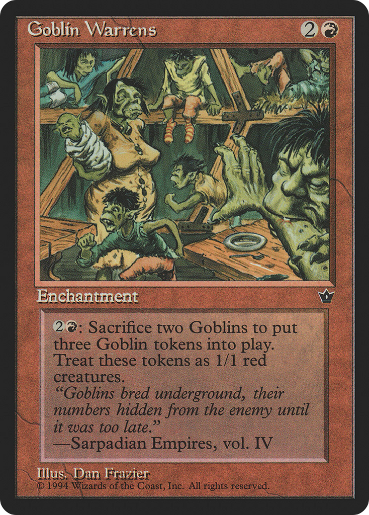 Magic: The Gathering - Goblin Warrens - Fallen Empires