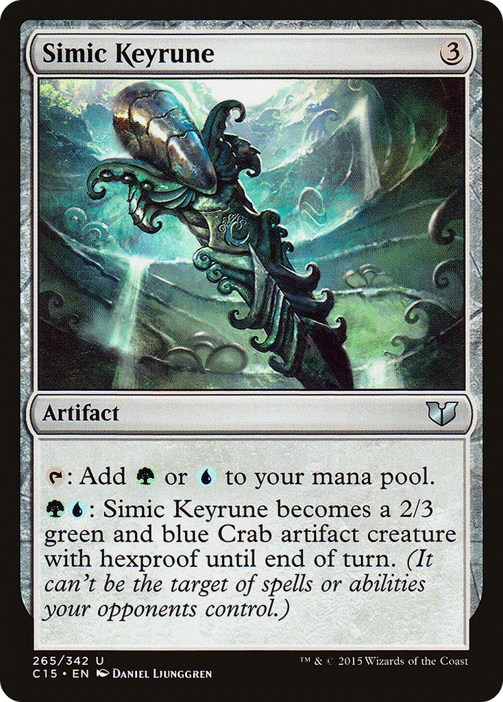 Magic: The Gathering - Simic Keyrune - Commander 2015