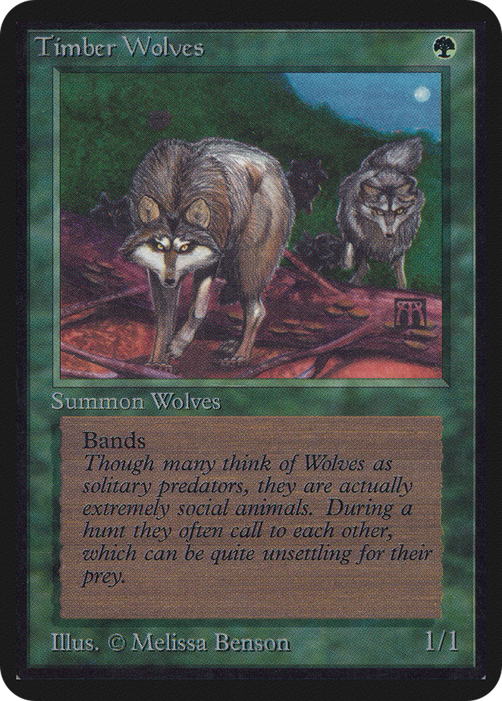 Magic: The Gathering - Timber Wolves - Limited Edition Alpha
