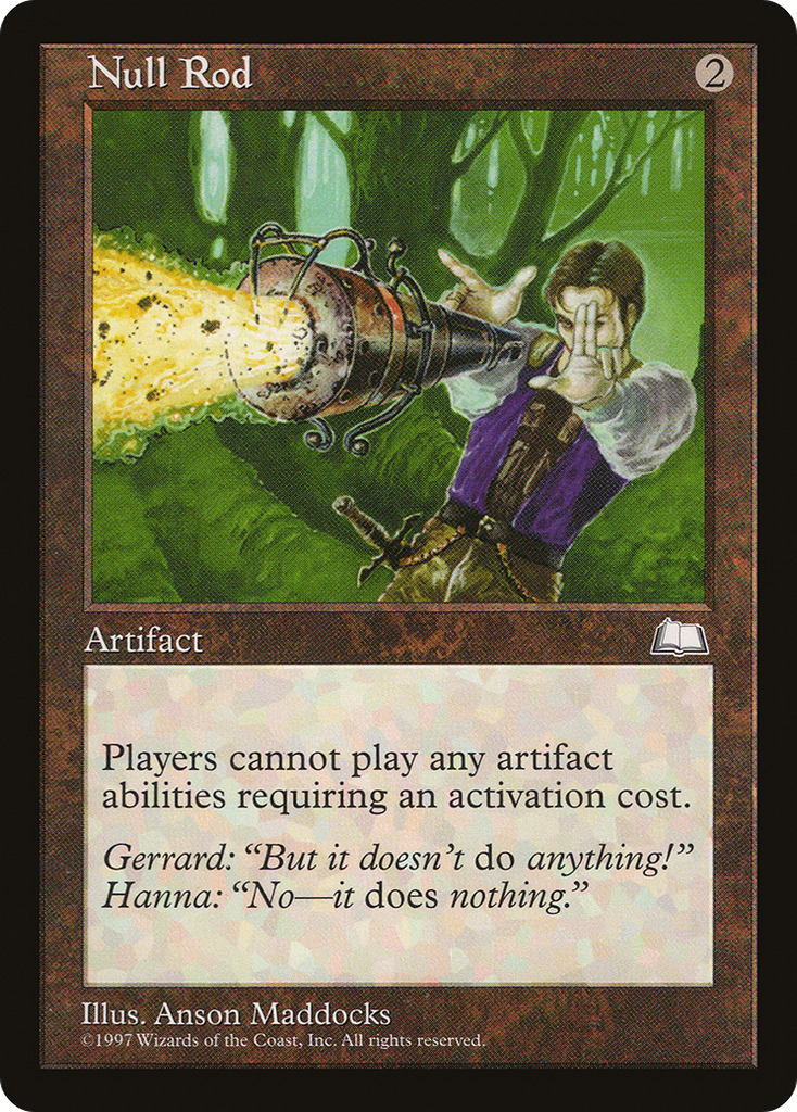 Magic: The Gathering - Null Rod - Weatherlight