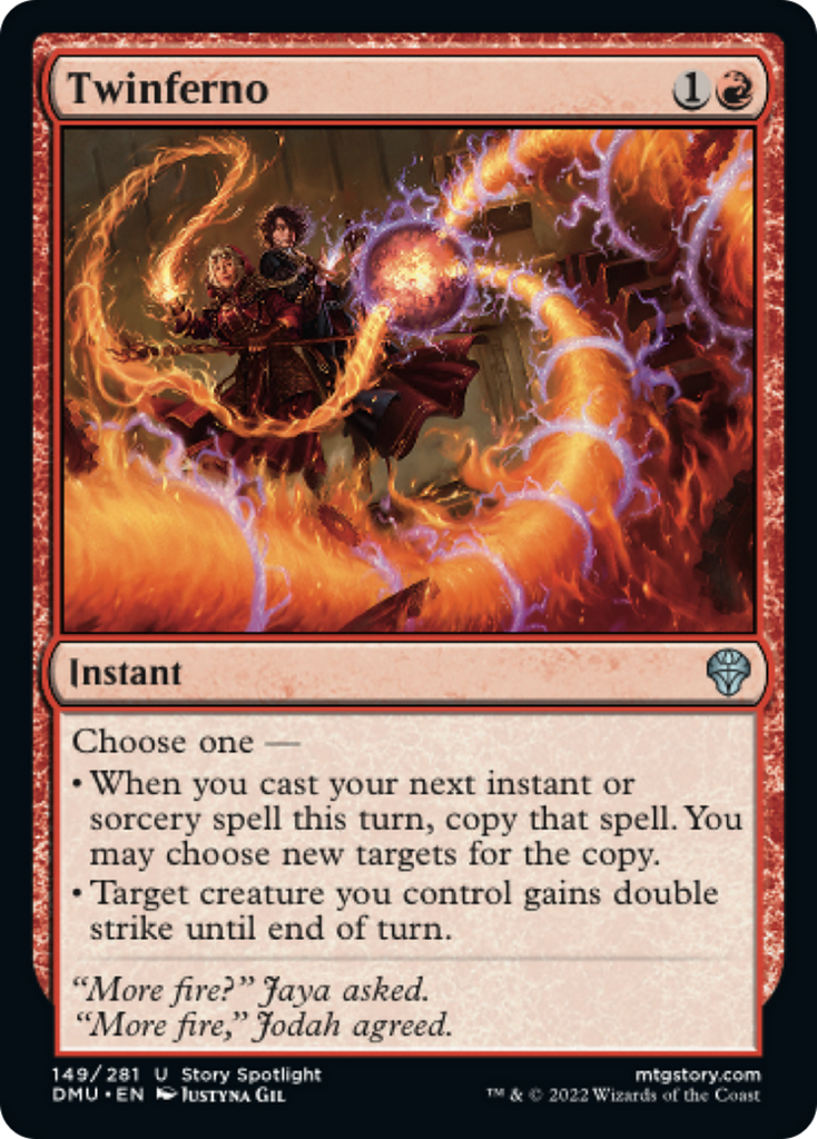 Magic: The Gathering - Twinferno Foil - Dominaria United