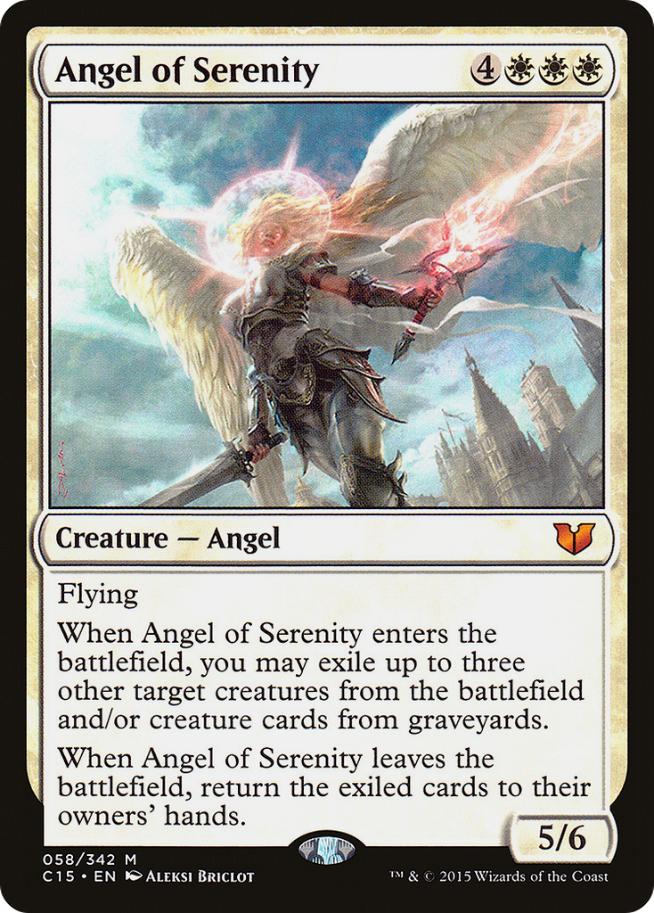 Magic: The Gathering - Angel of Serenity - Commander 2015