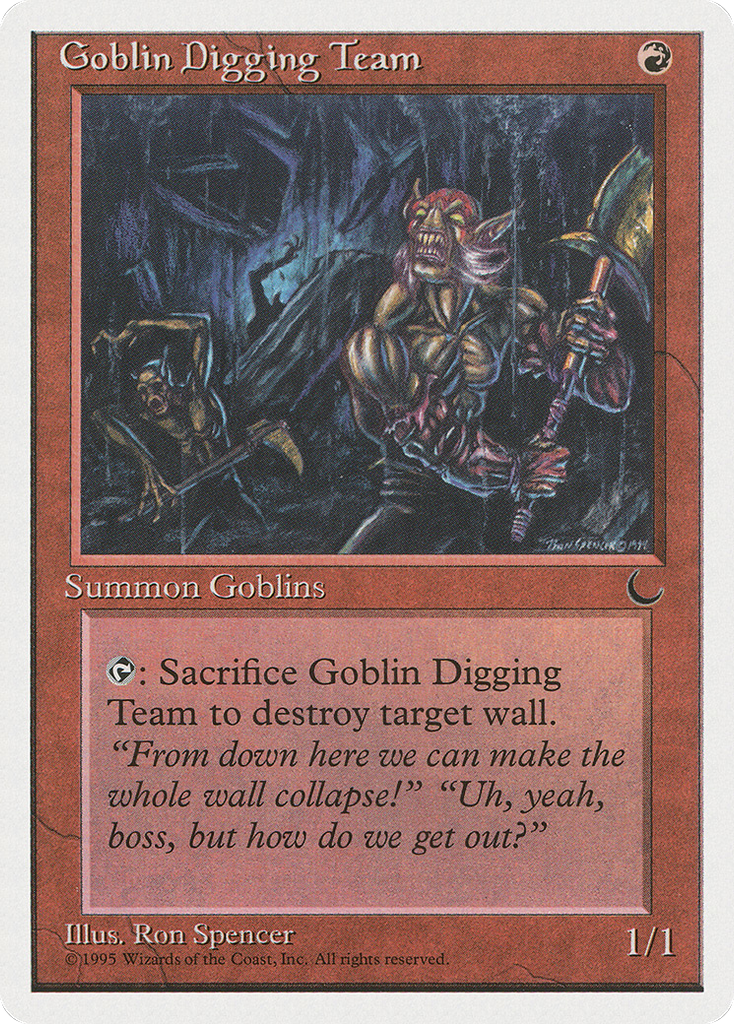 Magic: The Gathering - Goblin Digging Team - Chronicles