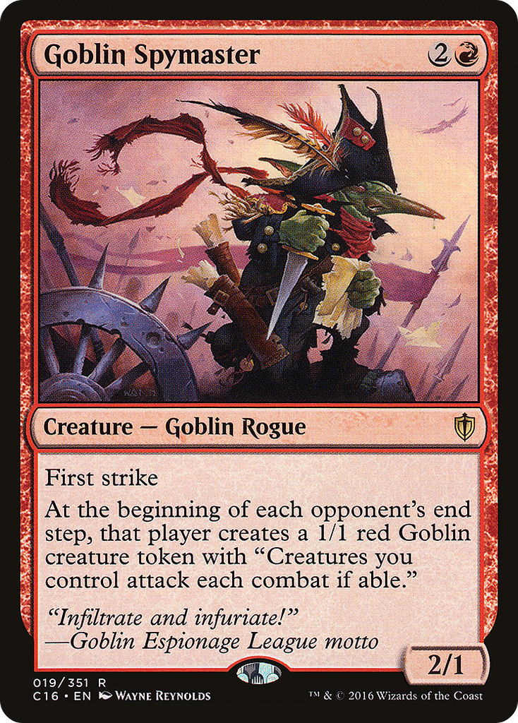 Magic: The Gathering - Goblin Spymaster - Commander 2016