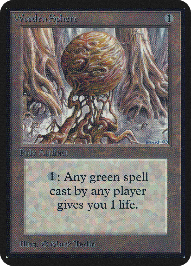Magic: The Gathering - Wooden Sphere - Limited Edition Alpha