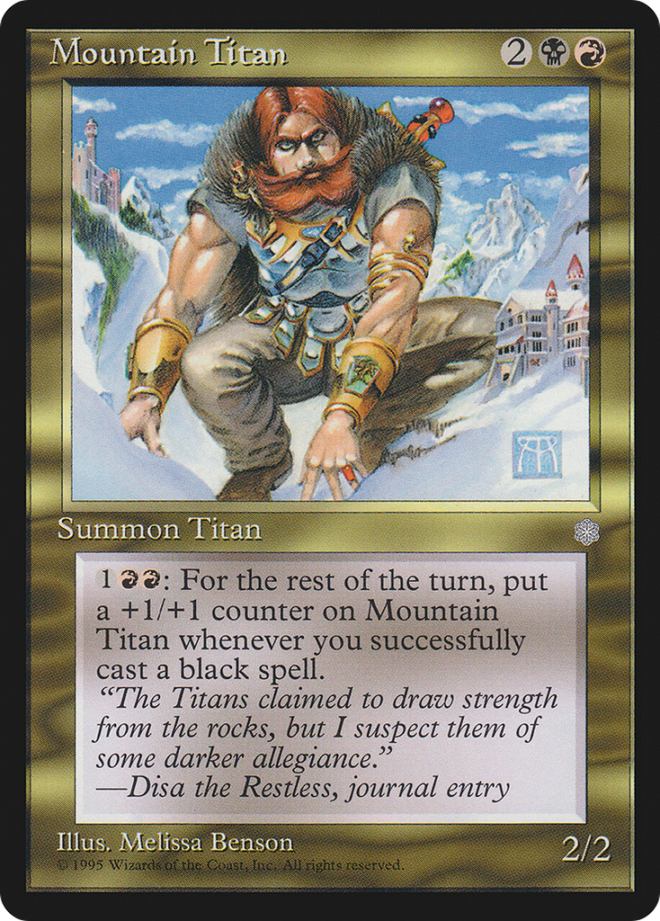 Magic: The Gathering - Mountain Titan - Ice Age