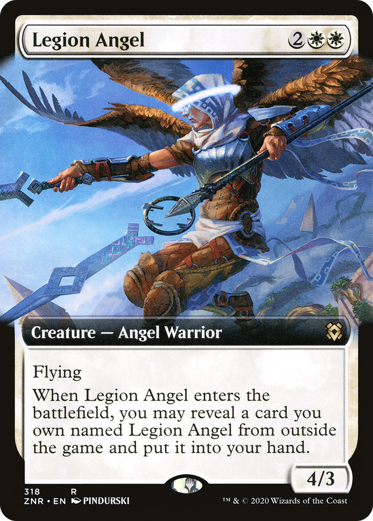 Magic: The Gathering - Legion Angel Foil - Zendikar Rising