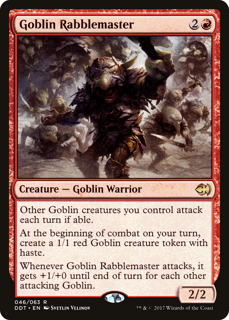 Magic: The Gathering - Goblin Rabblemaster - Duel Decks: Merfolk vs. Goblins