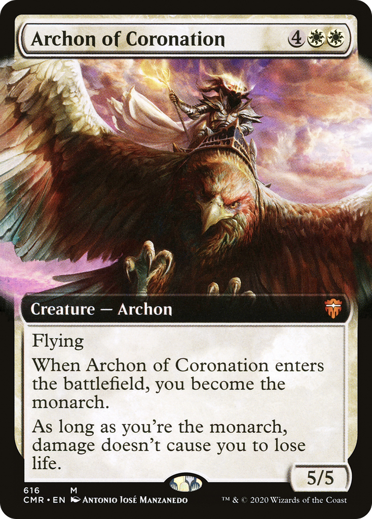 Magic: The Gathering - Archon of Coronation Foil - Commander Legends