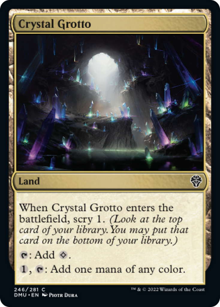 Magic: The Gathering - Crystal Grotto Foil - Dominaria United