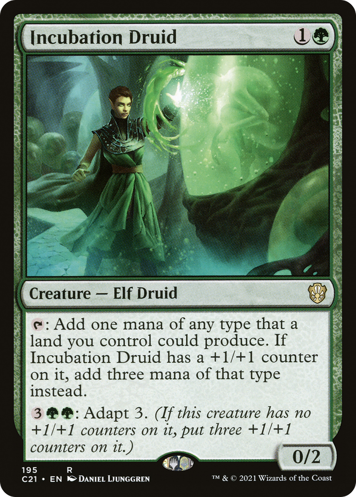 Magic: The Gathering - Incubation Druid - Commander 2021