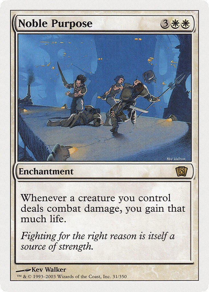 Magic: The Gathering - Noble Purpose - Eighth Edition