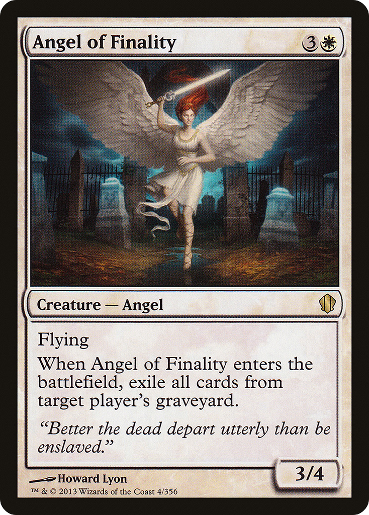 Magic: The Gathering - Angel of Finality - Commander 2013