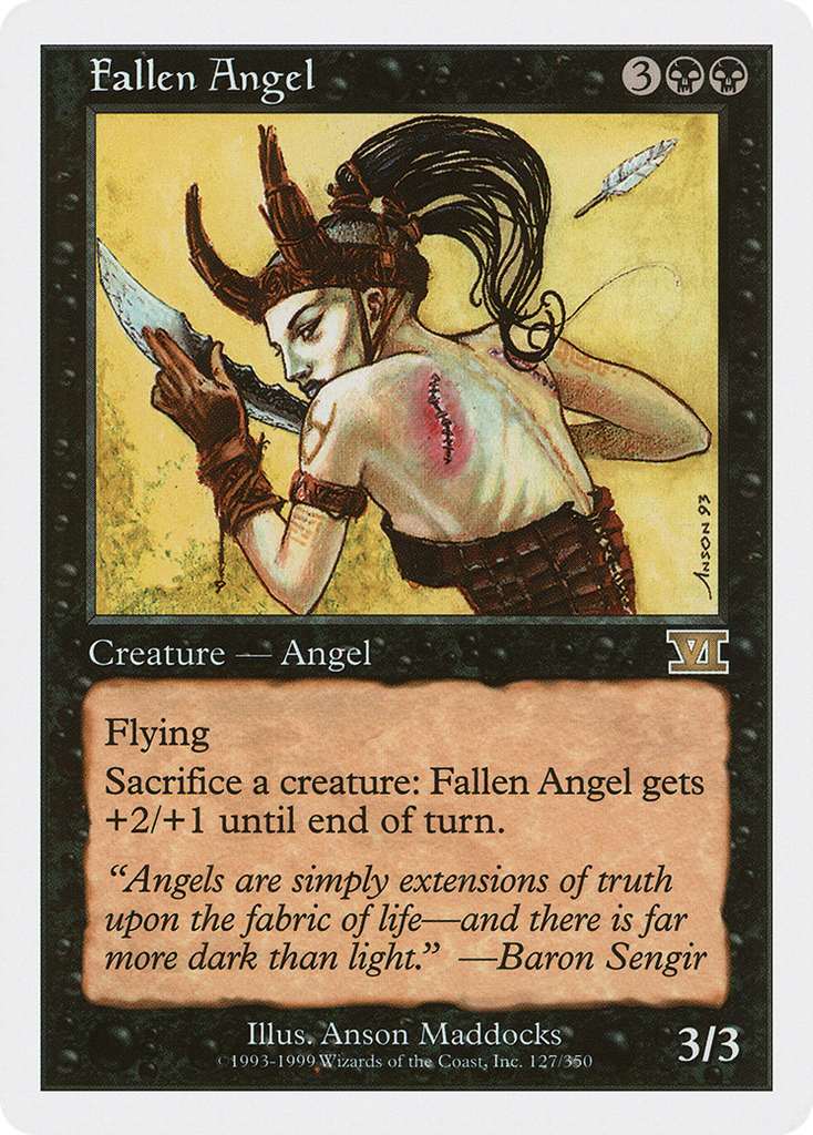 Magic: The Gathering - Fallen Angel - Classic Sixth Edition