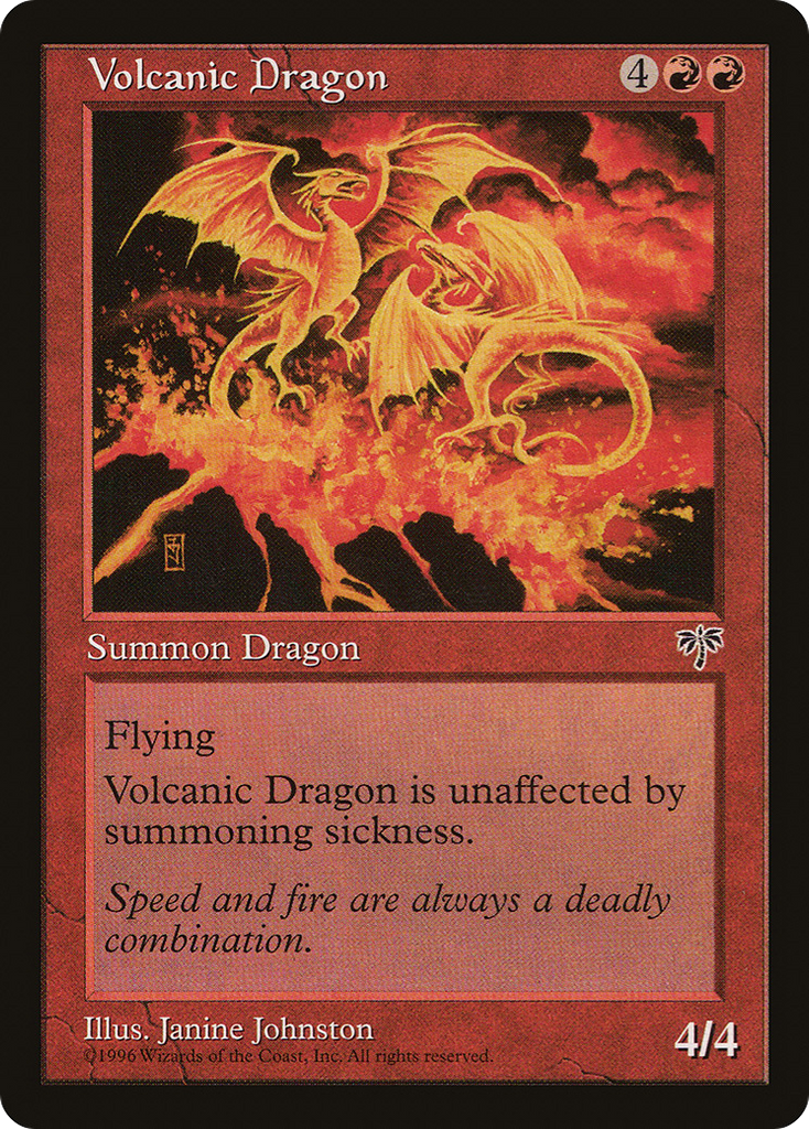 Magic: The Gathering - Volcanic Dragon - Mirage