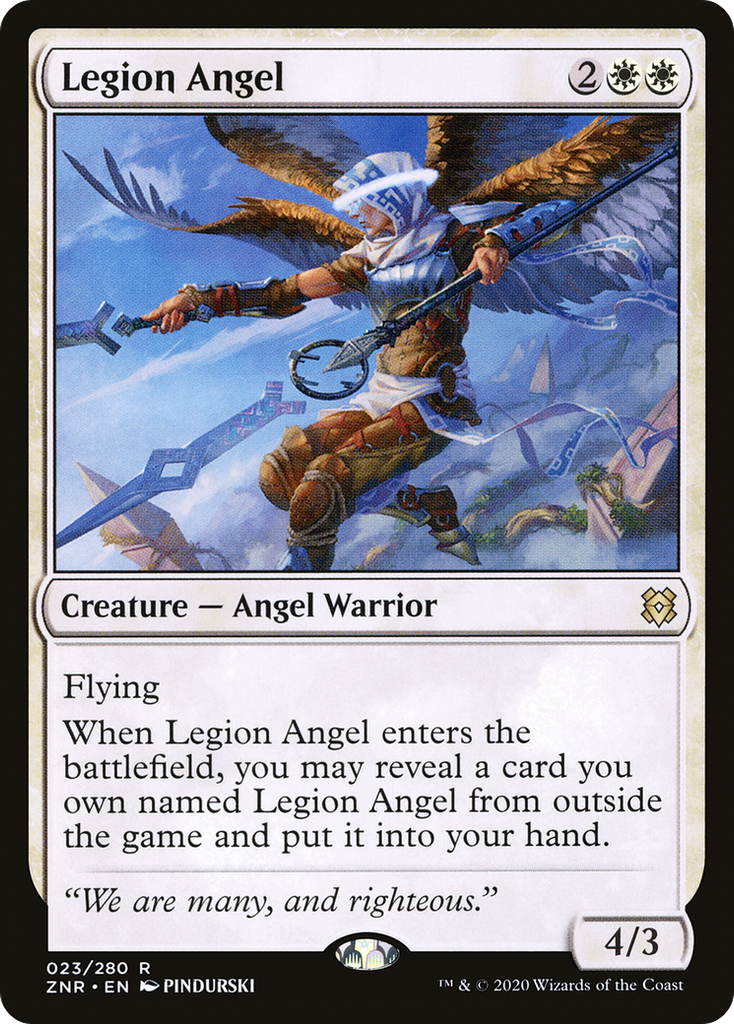 Magic: The Gathering - Legion Angel - Zendikar Rising