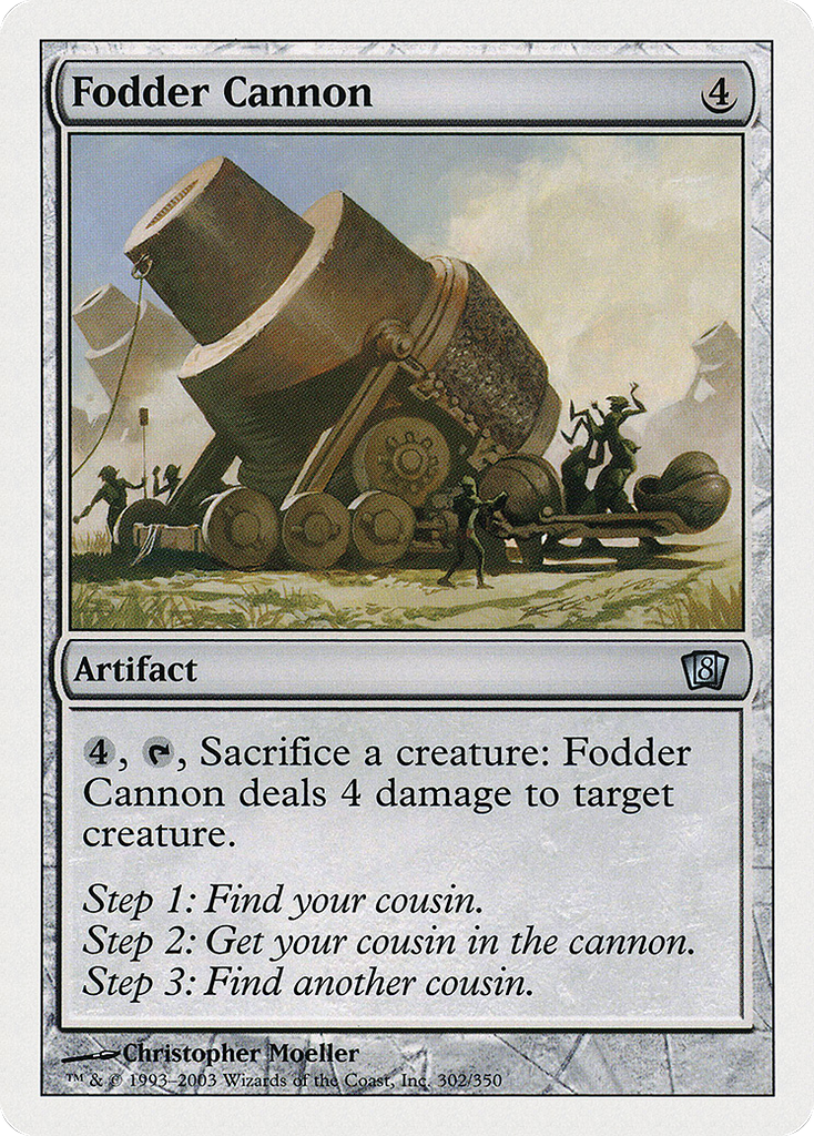 Magic: The Gathering - Fodder Cannon - Eighth Edition