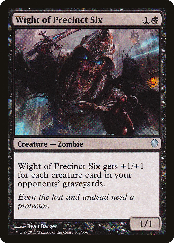 Magic: The Gathering - Wight of Precinct Six - Commander 2013