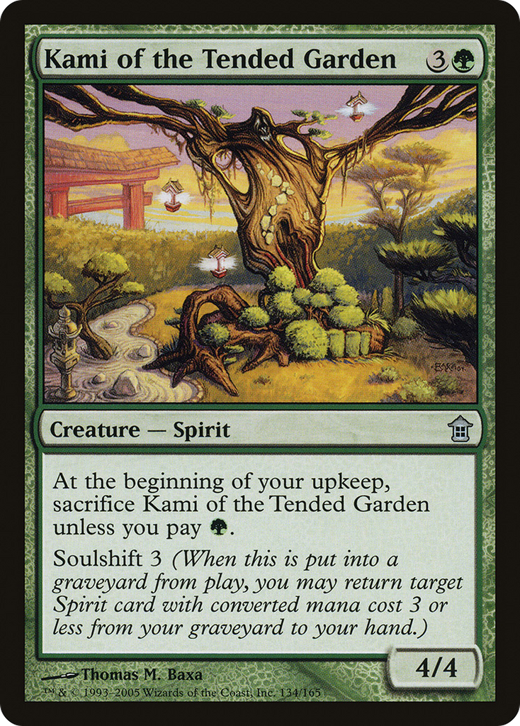 Magic: The Gathering - Kami of the Tended Garden - Saviors of Kamigawa