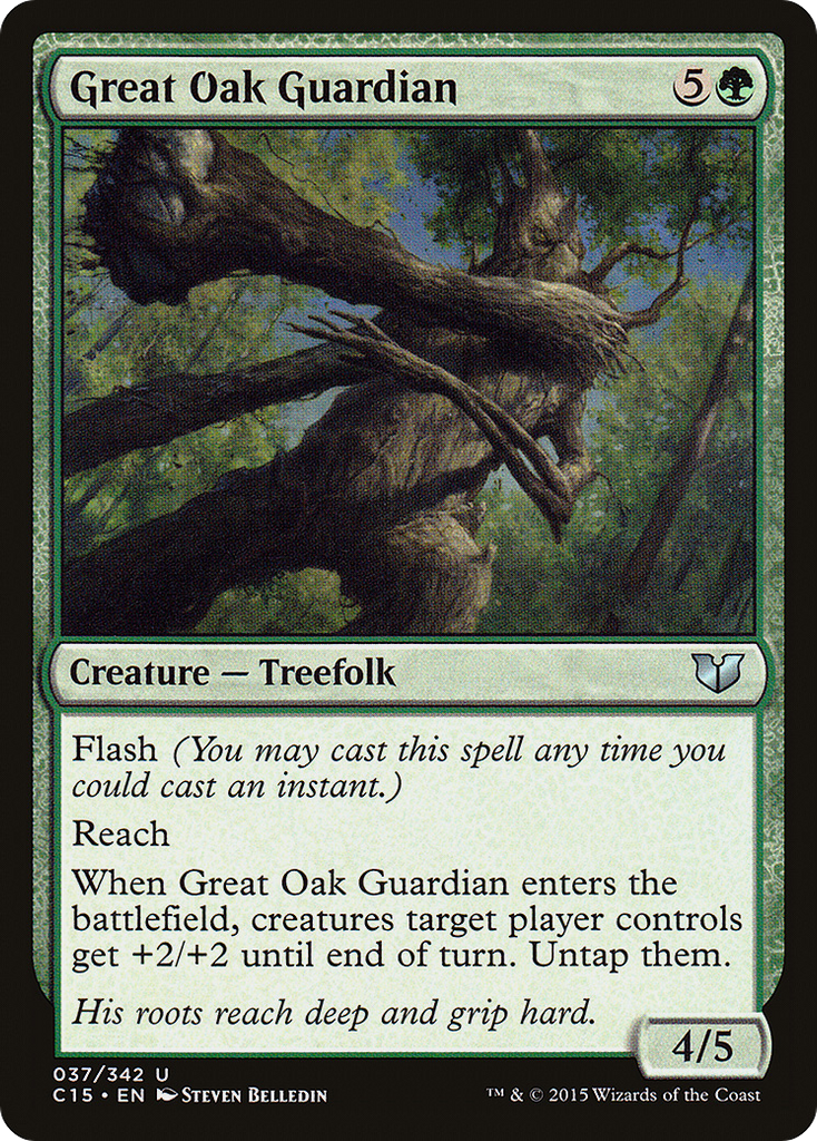 Magic: The Gathering - Great Oak Guardian - Commander 2015