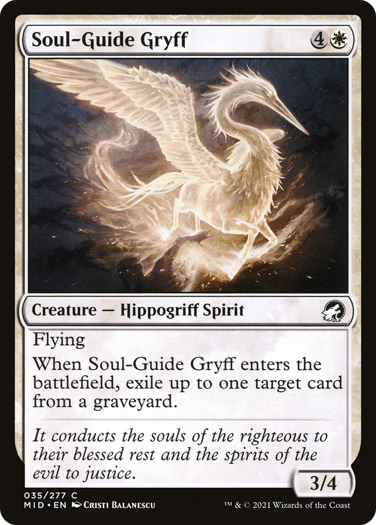 Magic: The Gathering - Soul-Guide Gryff - Innistrad: Midnight Hunt