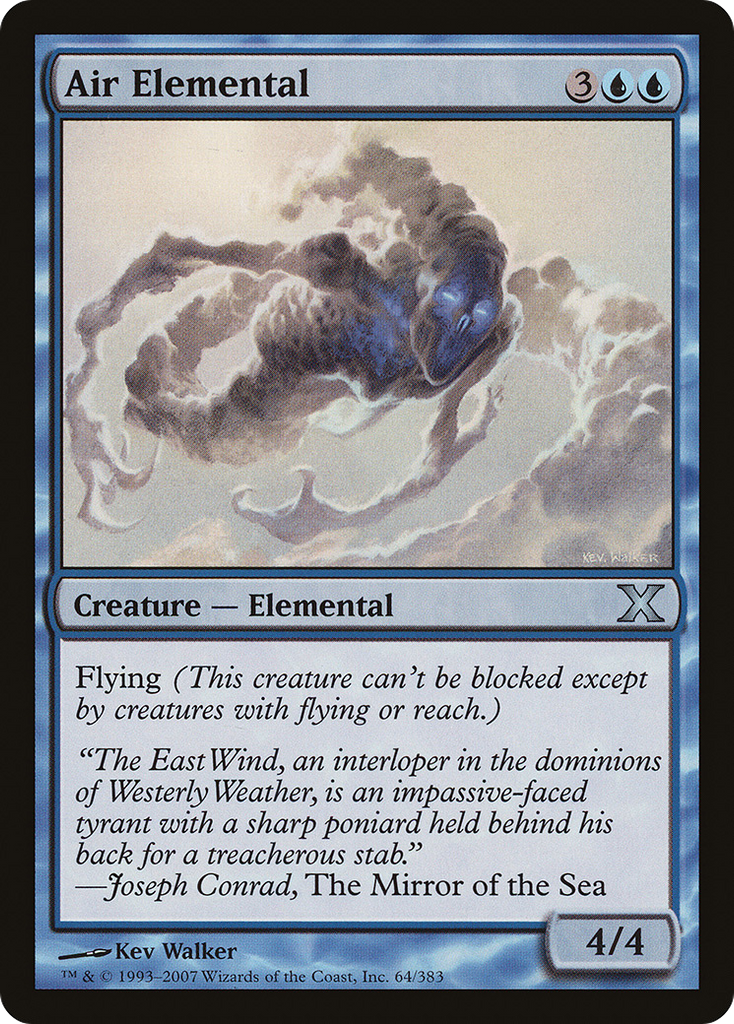 Magic: The Gathering - Air Elemental - Tenth Edition