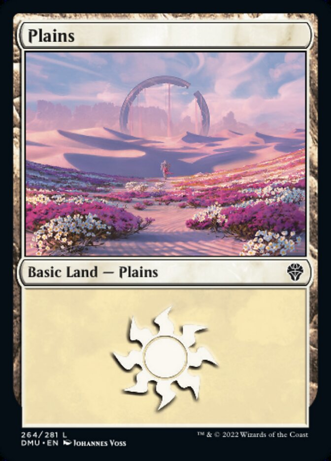 Magic the Gathering - Plains #264 Foil - Dominaria United