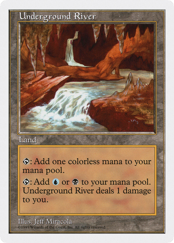 Magic: The Gathering - Underground River - Fifth Edition