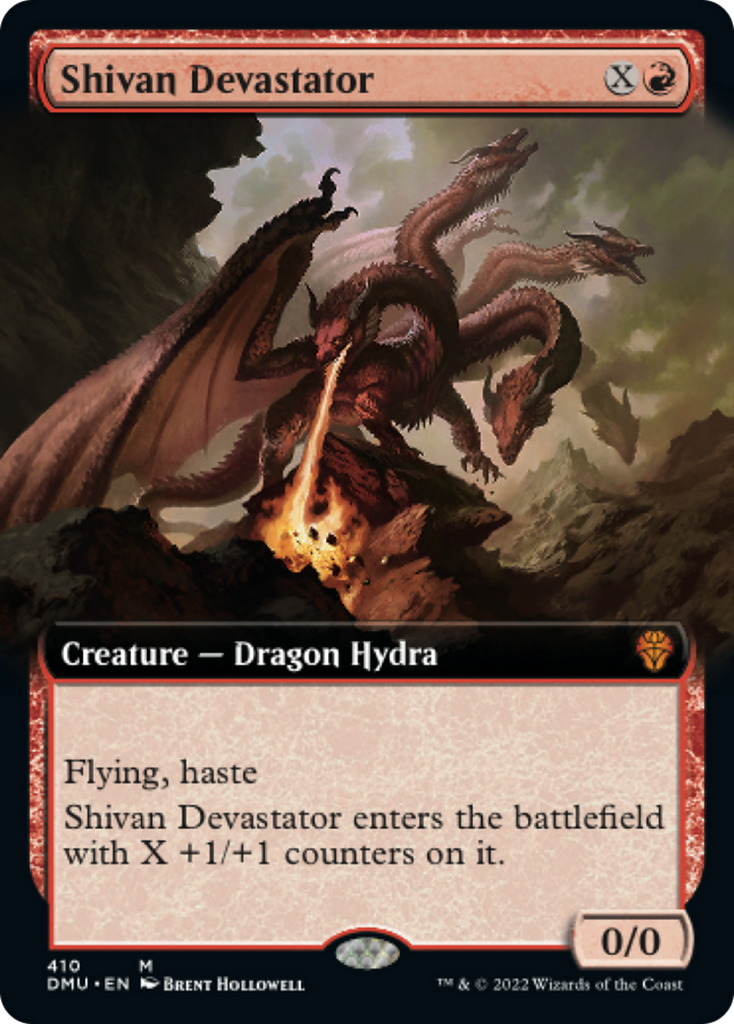 Magic: The Gathering - Shivan Devastator Foil - Dominaria United