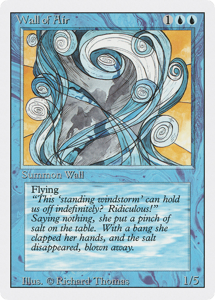 Magic: The Gathering - Wall of Air - Revised Edition