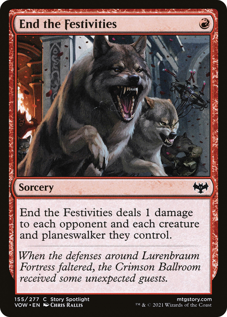 Magic: The Gathering - End the Festivities - Innistrad: Crimson Vow