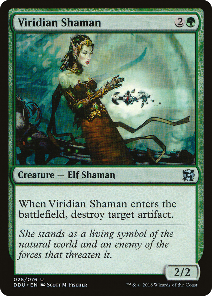 Magic: The Gathering - Viridian Shaman - Duel Decks: Elves vs. Inventors