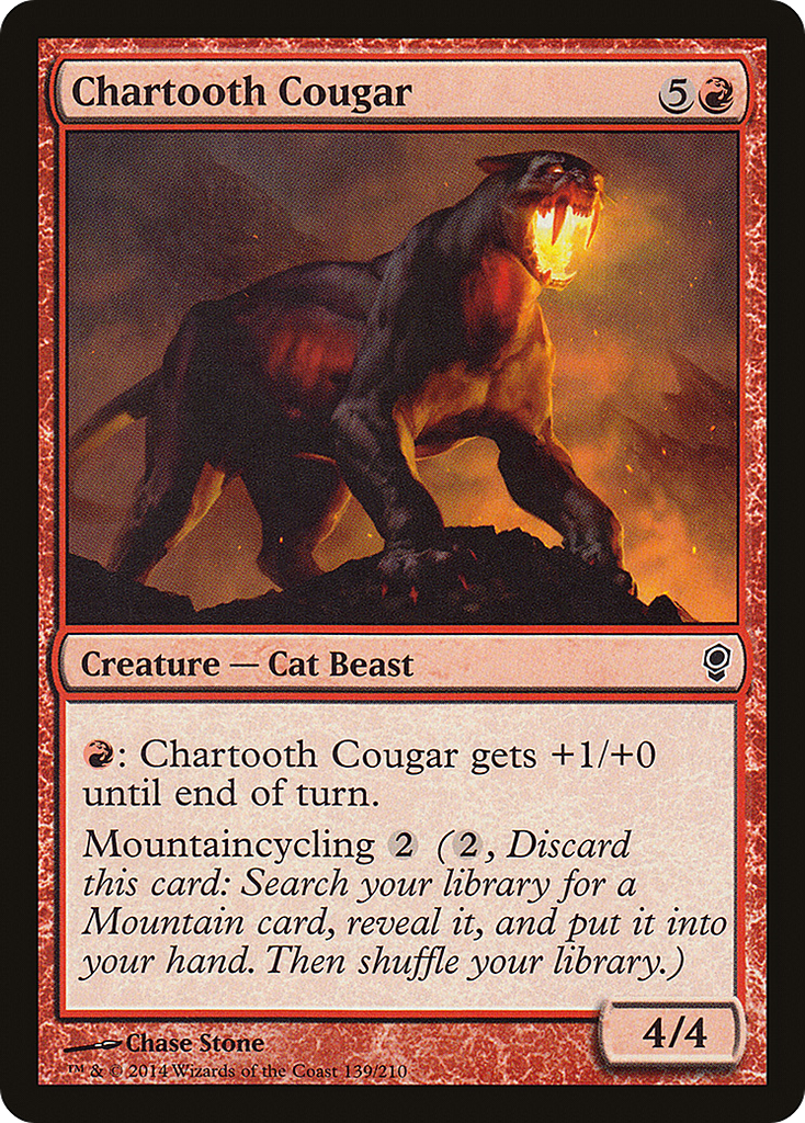 Magic: The Gathering - Chartooth Cougar - Conspiracy