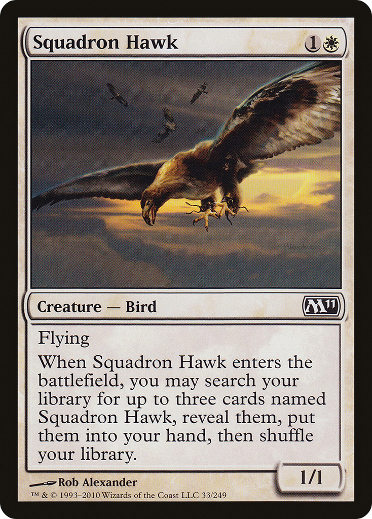 Magic: The Gathering - Squadron Hawk - Magic 2011