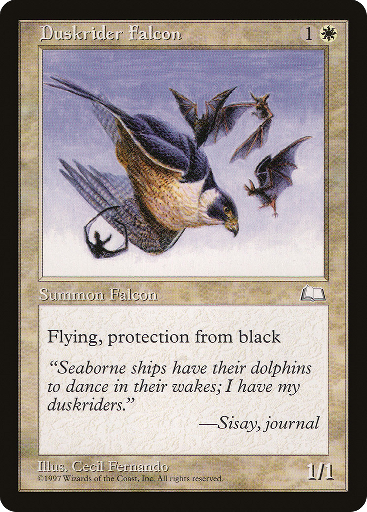 Magic: The Gathering - Duskrider Falcon - Weatherlight