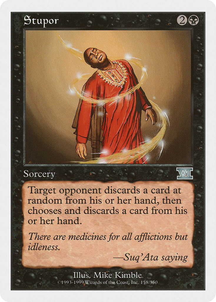 Magic: The Gathering - Stupor - Classic Sixth Edition