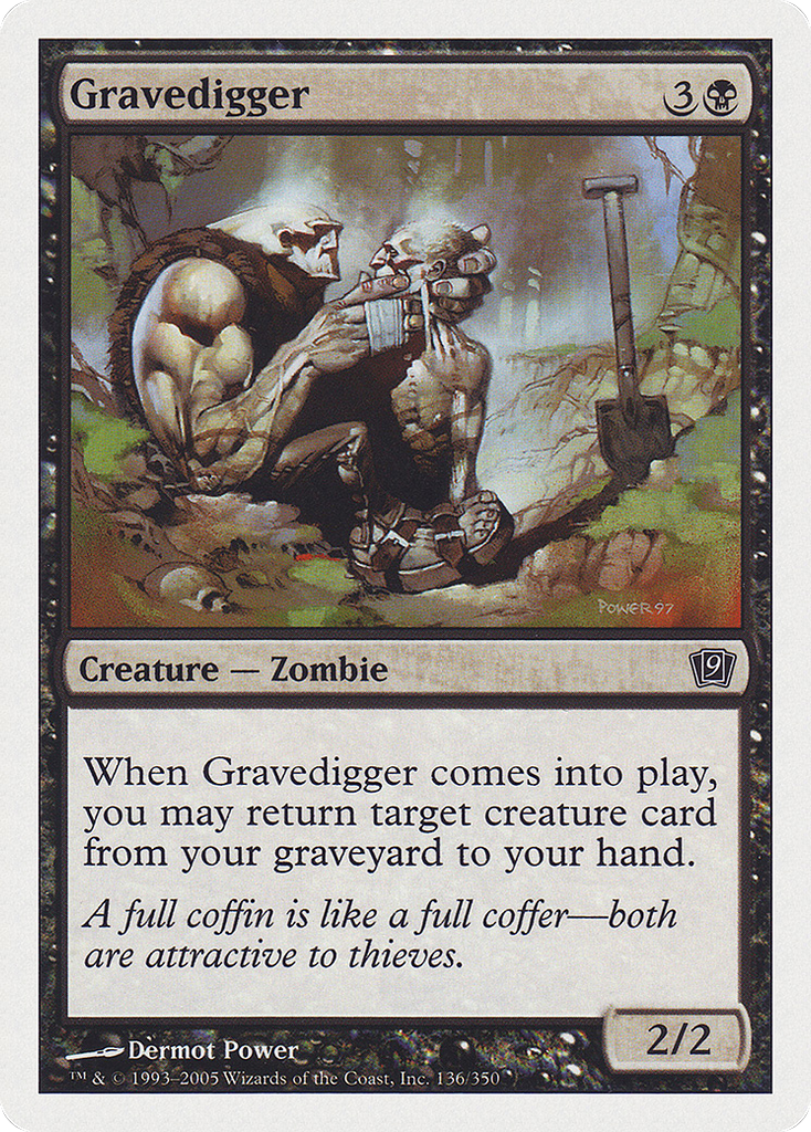Magic: The Gathering - Gravedigger - Ninth Edition