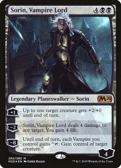 Magic the Gathering - Sorin, Vampire Lord Foil - Core Set 2020