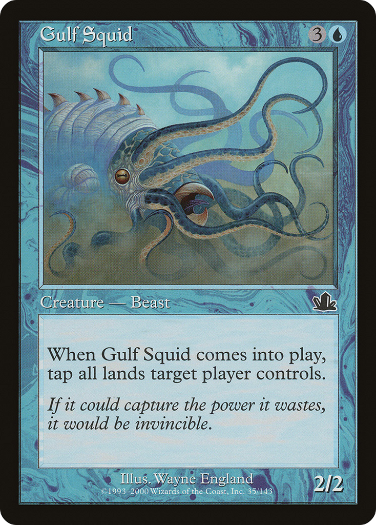 Magic: The Gathering - Gulf Squid - Prophecy