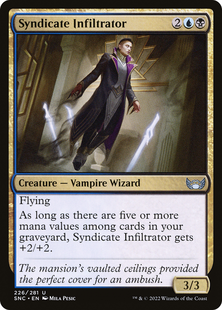 Magic: The Gathering - Syndicate Infiltrator - Streets of New Capenna