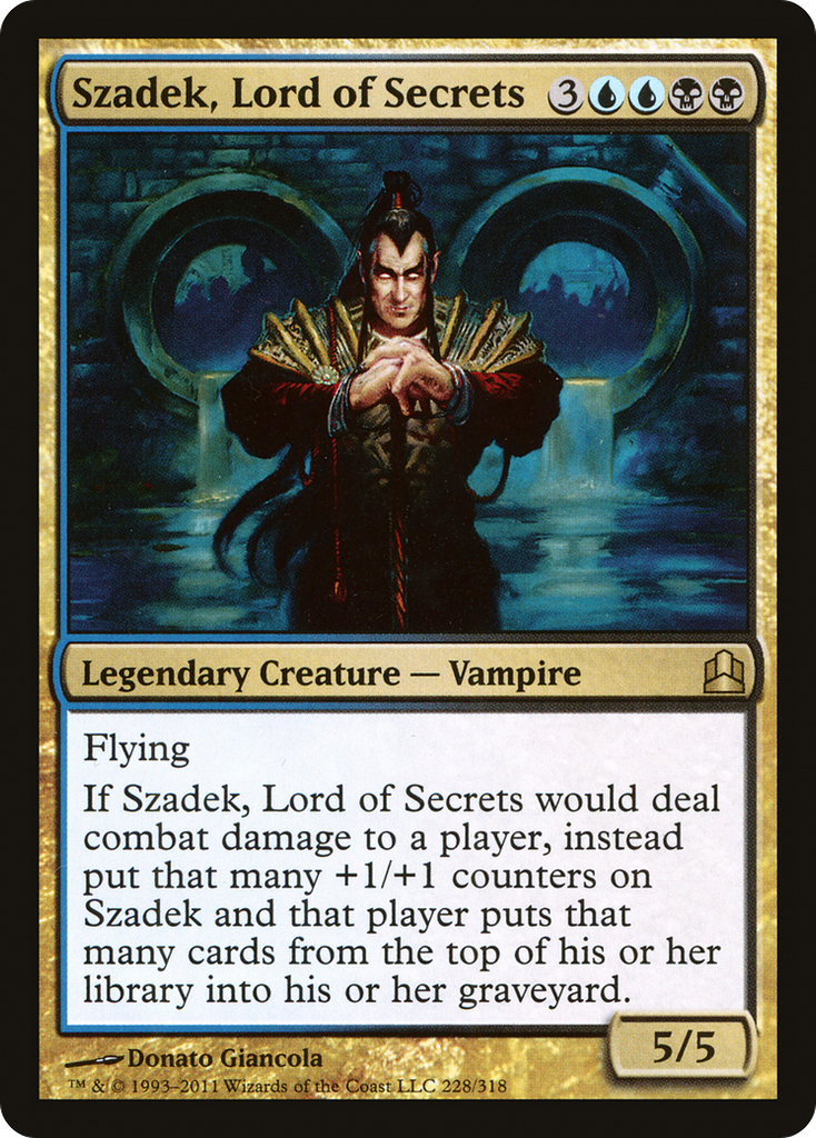 Magic: The Gathering - Szadek, Lord of Secrets - Commander 2011