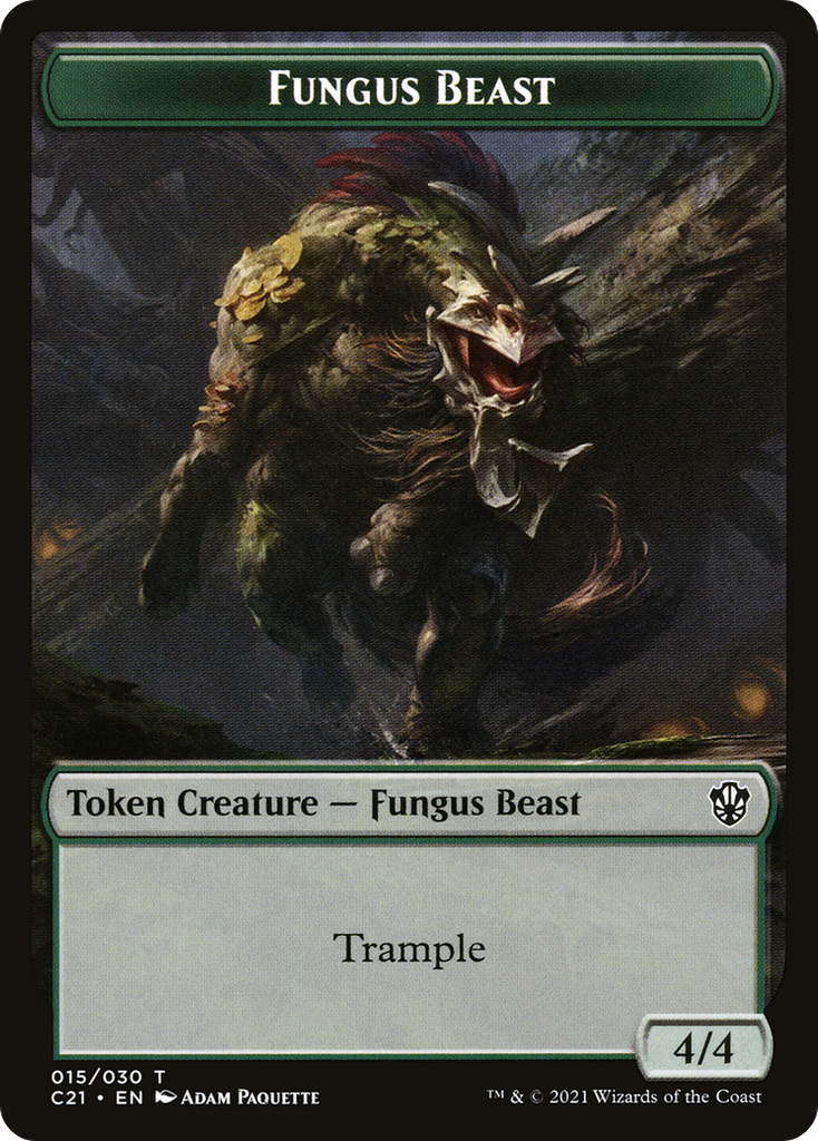 Magic: The Gathering - Fungus Beast Token - Commander 2021 Tokens