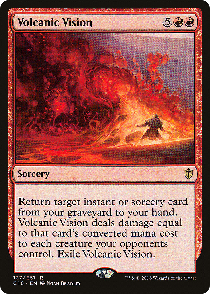 Magic: The Gathering - Volcanic Vision - Commander 2016