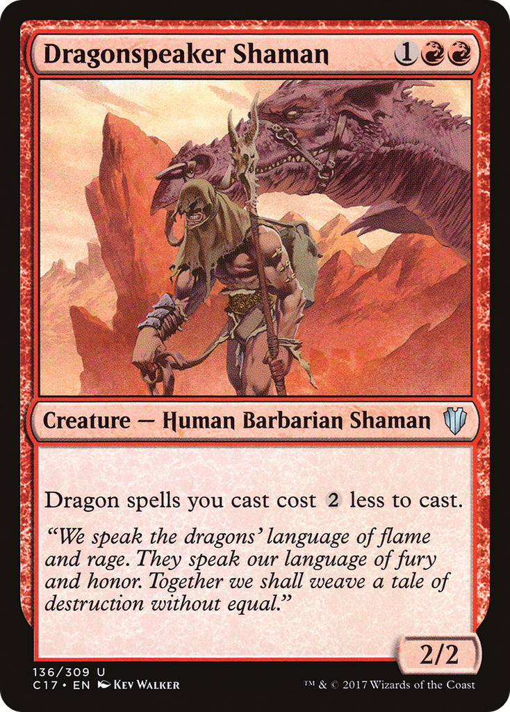 Magic: The Gathering - Dragonspeaker Shaman - Commander 2017